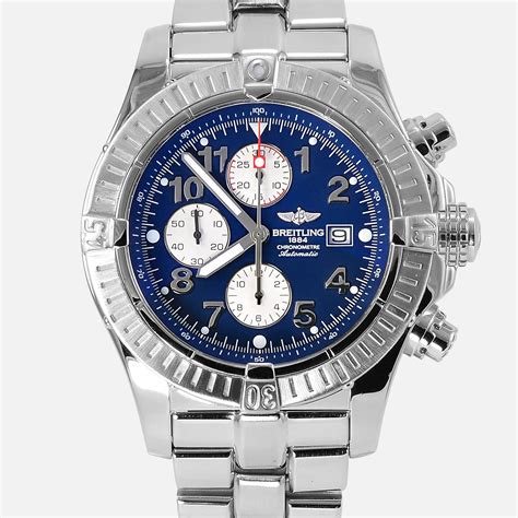 breitling super avenger 1 blue dial fake|buy a Breitling watch.